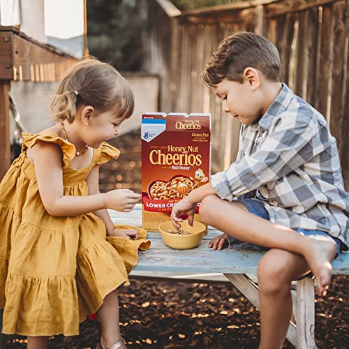 Honey Nut Cheerios Heart Healthy Cereal, Gluten Free Cereal With Whole Grain Oats, 10.8 OZ