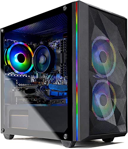 Skytech Chronos Mini Gaming PC Desktop - AMD Ryzen 3 3100, NVIDIA GTX 1660 Super 6GB, 16GB DDR4 3200, 500GB SSD, AC Wi-Fi, Windows 10 Home 64-bit