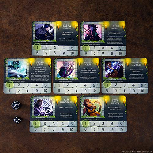 USAOPOLY Munchkin: Critical Role Card Game | Munchkin Game Featuring Critical Role Mighty Nein Campaign | Officially Licensed Critical Role Card Game | Familiar Members, Characters and Guests