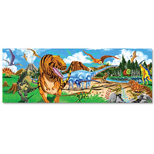 Melissa and Doug Land of Dinosaurs Floor Puzzle (48 pcs, 4 feet long)