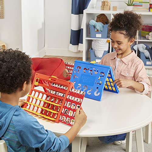 Guess Who? Original, Easy to Load Frame, Double-Sided Character Sheet, 2 Player Board Games for Kids, Guessing Games for Families, Ages 6 and Up