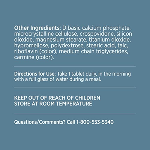 Bausch and Lomb Ocuvite Eye Vitamin and Mineral Supplement, Contains Zinc, Vitamins A, C, E, and Lutein, Pink,Tablet, 60 Count