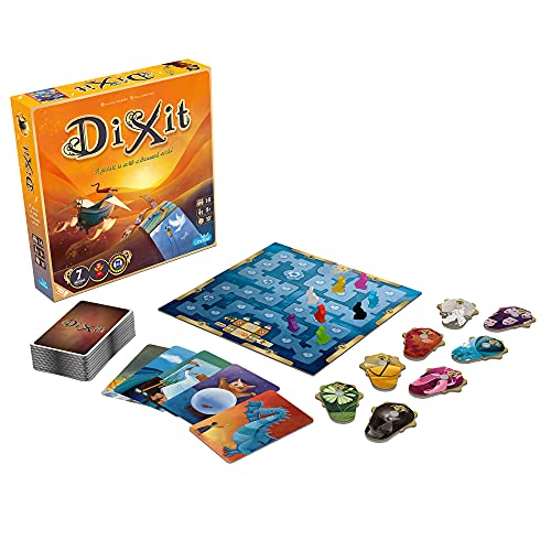 Dixit Board Game 2021 Refresh | Storytelling Game for Kids and Adults | Fun Family Party Game | Creative Kids Game | Ages 8+ | 3-8 Players | Average Playtime 30 Minutes | Made by Libellud