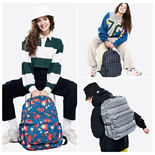 J World New York Oz Backpack for Teen Girls Boys Womens School Bookbag, Love Purple, One Size