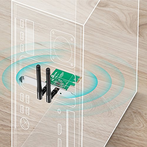 TP-Link N300 PCIe WiFi Card (TL-WN881ND), Wireless network Adapter card for PC