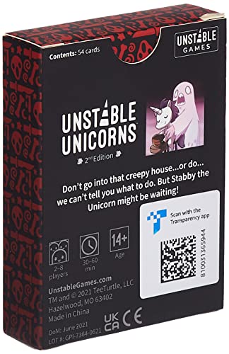 Unstable Unicorns TeeTurtle Nightmares Expansion - Designed to be Added to Your Card Game