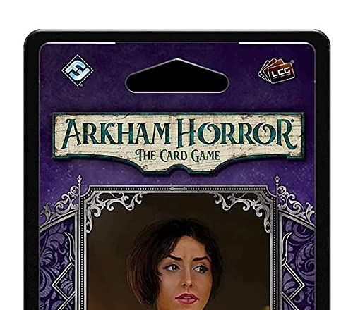 Arkham Horror The Card Game Jacqueline Fine Starter Deck | Horror Game | Mystery Game | Cooperative Card Game | Ages 14+ | 1-2 Players | Average Playtime 1-2 Hours | Made by Fantasy Flight Games