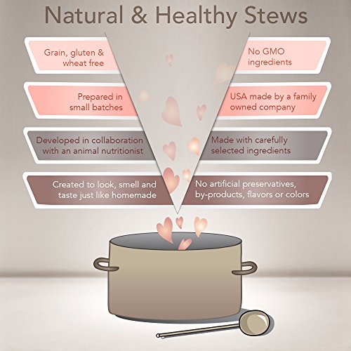Caru Real Beef Stew for Dogs, Natural Adult Wet Dog Food with Added Vitamins and Minerals, Free From Grain, Wheat and Gluten (Pack of 12)