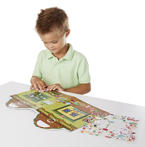 Melissa and Doug Puffy Stickers Bundle - Santa's Workshop and 'Tis the Season