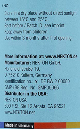 Nekton Calcium Plus - Calcium with Magnesium and Vitamins, White, 140g/5 oz