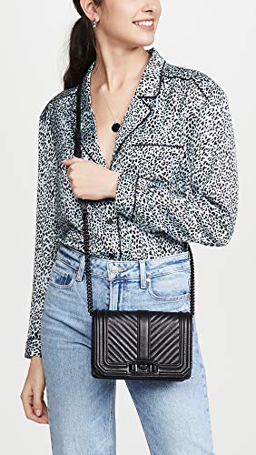 Rebecca Minkoff Chevron Love Quilted Crossbody Bag for Women – Versatile Women’s Crossbody Purse, Quality Leather Handbag for Women, Quilted Shoulder Bag, Chain Purse
