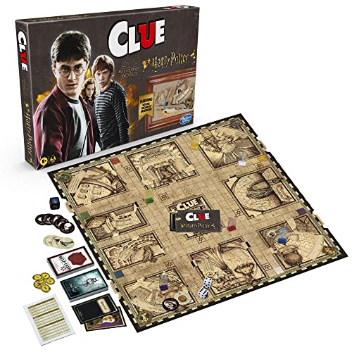 Hasbro Gaming Clue: Wizarding World Harry Potter Edition Mystery Board Game for 3-5 Players, Kids Ages 8 and Up (Amazon Exclusive), 1.97 x 15.75 x 10.51 inches