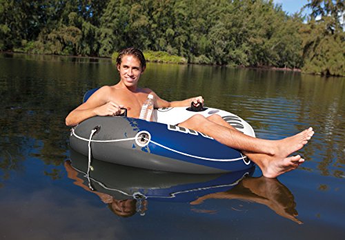 Intex River Run I Sport Lounge, Inflatable Water Float, 53' Diameter