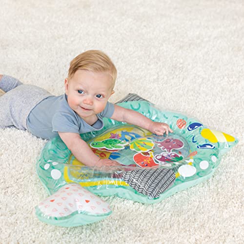 Infantino Wee Wild Ones Pat and Play Water Mat - Narwhal Themed Water mat for Infants and Older Babies, for Tummy time and Sensory Play
