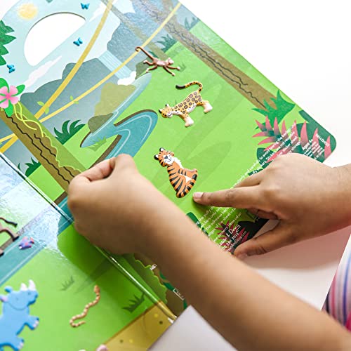 Melissa and Doug Puffy Sticker Play Sets - Safari, Pirate, On the Farm - Reusable Dress Up Doll Stickers, Restickable Puffy Sticker Book For Kids Ages 4+
