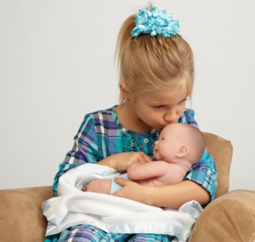 JC Toys La Newborn Boutique - Realistic 14' Anatomically Correct Real Girl Baby Doll – All Vinyl “First Yawn†Designed by Berenguer – Made in Spain (18505) , Pink