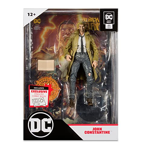 McFarlane Toys DC Direct - Page Punchers - 7' Figure with Comic - Black Adam Wave 1 - John Constantine