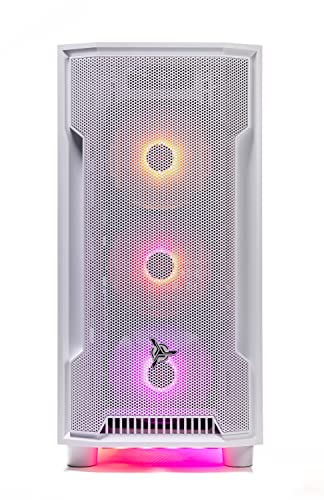 Skytech Archangel Gaming PC Desktop – AMD Ryzen 5 5600X 3.7 GHz, NVIDIA RTX 3060 Ti, 1TB NVME SSD, 16GB DDR4 RAM 3200, 600W Gold PSU, 11AC Wi-Fi, Windows 11 Home 64-bit