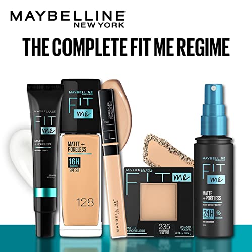 Maybelline Fit Me Matte + Poreless Pressed Face Powder Makeup and Setting Powder, Toffee, 1 Count