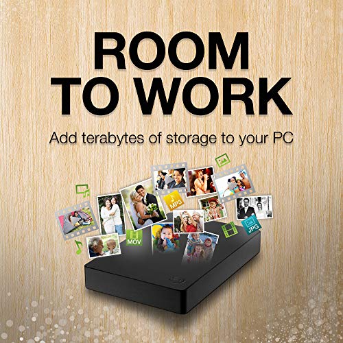 Seagate Portable 4TB External Hard Drive HDD – USB 3.0 for PC, Mac, Xbox, and PlayStation - 1-Year Rescue Service (STGX4000400)