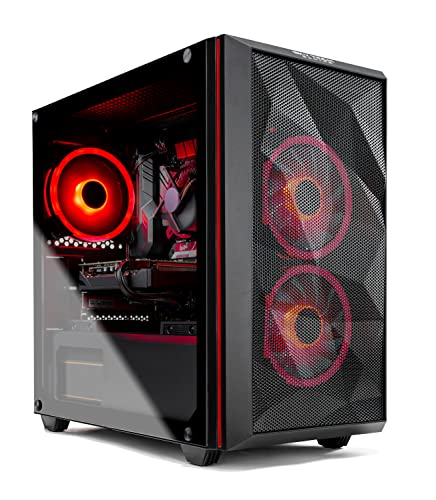 Skytech Chronos Mini Gaming PC Desktop – Intel Core-i5 10400F 2.9GHz, GTX 1660 Ti, 500GB SSD, 16G DDR4 3000, AC Wi-Fi, Windows 10 Home 64-bit