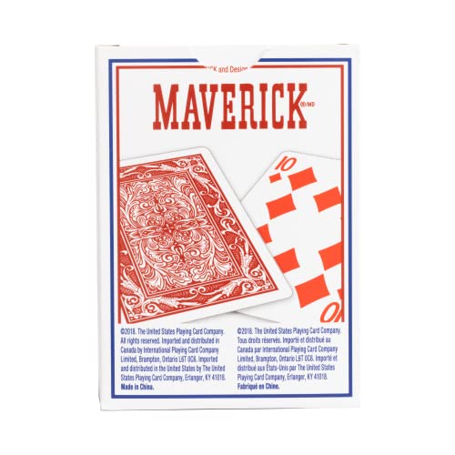 Maverick Playing Cards, Standard Index, (Pack of 12)
