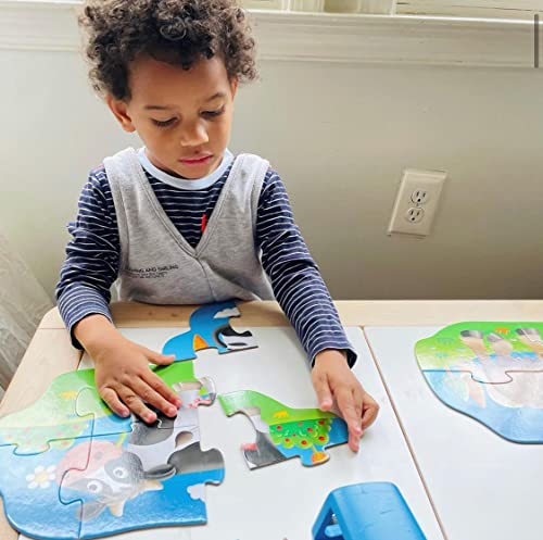The Learning Journey: My First Puzzle Sets 4-In-A-Box Farm – Farm-Themed Puzzle Sets - Educational Toddler Toys and Activities for Children Ages 2-5