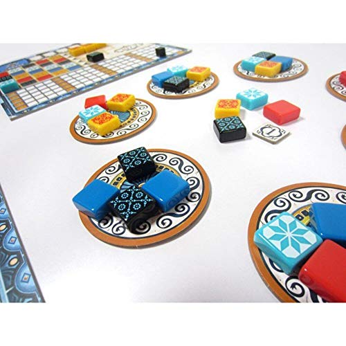 Azul Board Game - Strategy Board Game, Mosaic Tile Placement Game, Family Board Game for Adults and Kids, Ages 8 and up, 2-4 Players, Average Playtime 30-45 Minutes, Made by Next Move Games