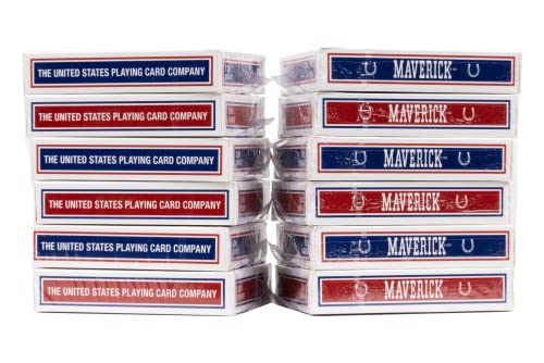 Maverick Playing Cards, Standard Index, (Pack of 12)