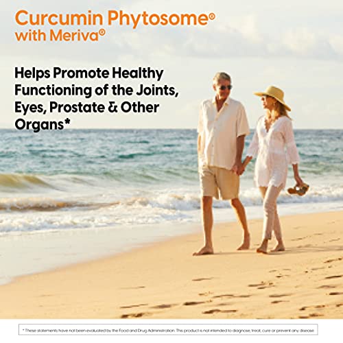 Doctor's Best Curcumin Phytosome with Meriva, Non-GMO, Vegan, Gluten Free, Soy Free, Joint Support, 500 mg 60 Veggie Caps
