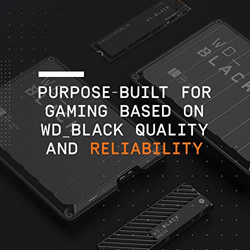 WD_BLACK 5TB P10 Game Drive - Portable External Hard Drive HDD, Compatible with Playstation, Xbox, PC, and Mac - WDBA3A0050BBK-WESN
