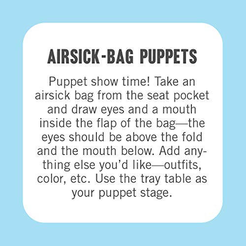 Chronicle Books On-The-Go Amusements: 50 Fun Things to Do on a Plane: (Screen-Free Boredom Busters for Summer Travel, Activity Ideas for Family Air Travel)
