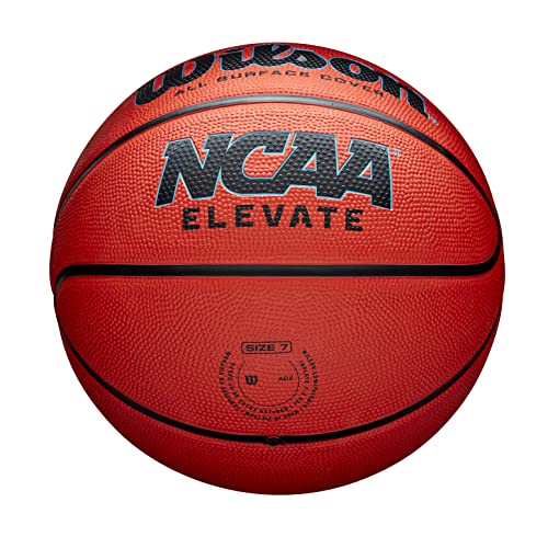 WILSON NCAA Elevate Basketball - Size 7-29.5', Orange