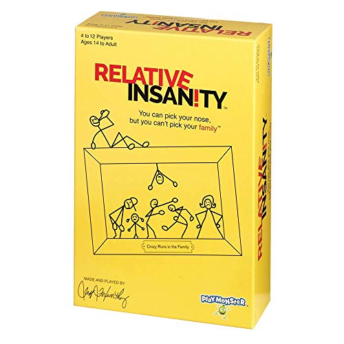 Relative Insanity -- Hilarious Party Game -- From Comedian Jeff Foxworthy -- Ages 14+ -- 4+ Players