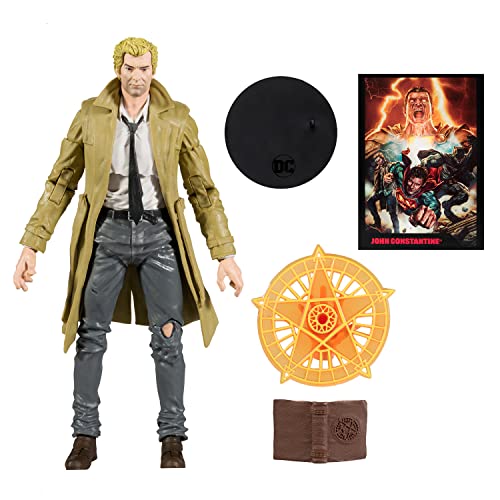 McFarlane Toys DC Direct - Page Punchers - 7' Figure with Comic - Black Adam Wave 1 - John Constantine