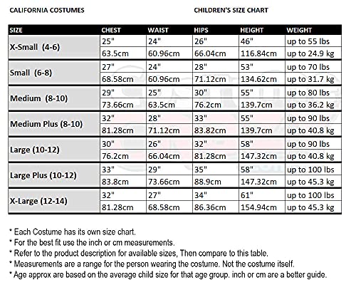 Wicked Clown Costume Girl's X-Large