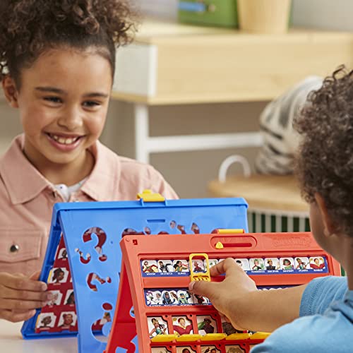 Guess Who? Original, Easy to Load Frame, Double-Sided Character Sheet, 2 Player Board Games for Kids, Guessing Games for Families, Ages 6 and Up