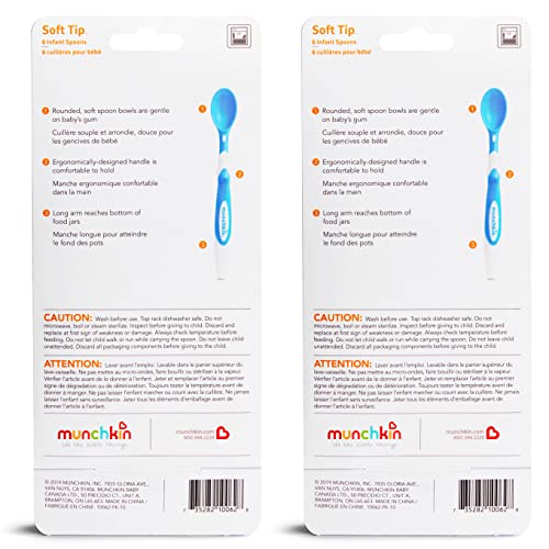 Munchkin® Soft Tip™ Infant Spoons, 12 Pack