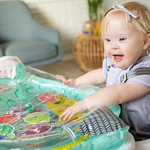 Infantino Wee Wild Ones Pat and Play Water Mat - Narwhal Themed Water mat for Infants and Older Babies, for Tummy time and Sensory Play