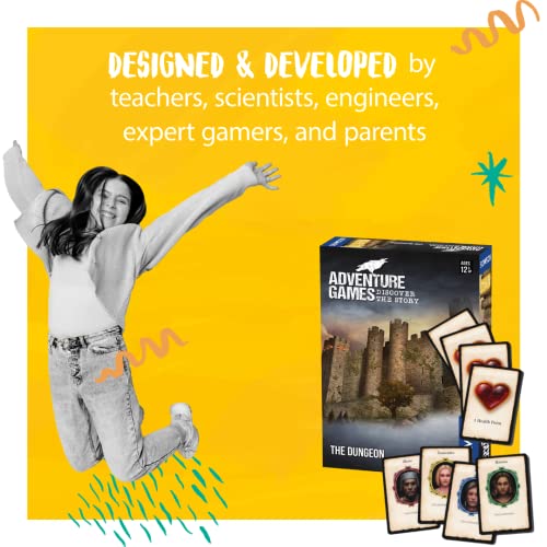 Adventure Games: The Dungeon - A Kosmos Game from Thames and Kosmos | Collaborative, Replayable Storytelling Gaming Experience for 2 To 4 Players Ages 12+
