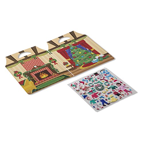 Melissa and Doug Puffy Stickers Bundle - Santa's Workshop and 'Tis the Season