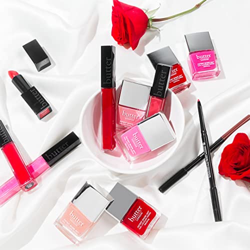 butter LONDON Plush Rush Plumping Lip Gloss, Ultra-Shine and Hydrating, Improves Lip Texture, Cruelty Free, The Big Day