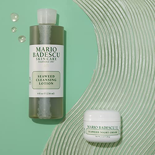 Mario Badescu Seaweed Cleasing Lotion for Combination, Dry and Sensitive Skin |Facial Toner that Clarifies and Replenishes |Formulated with Witch Hazel and Bladderwrack Extract| 8 FL OZ