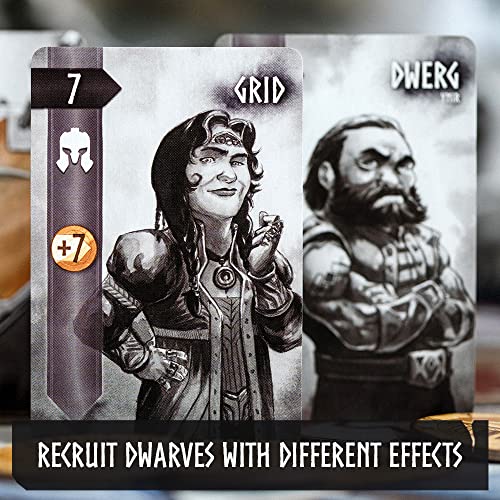 GRRRE GAMES Nidavellir Base Game | Strategy Game for Teens and Adults | Ages 10+ | 2 to 5 Players | 45 Minutes