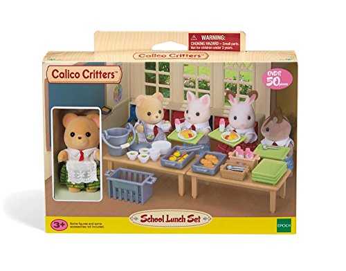 Calico Critters School Lunch Set, 3 inches