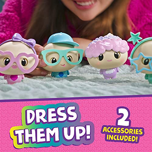 My Squishy Little Dumplings – Interactive Doll Collectible With Accessories – Doe (Purple)