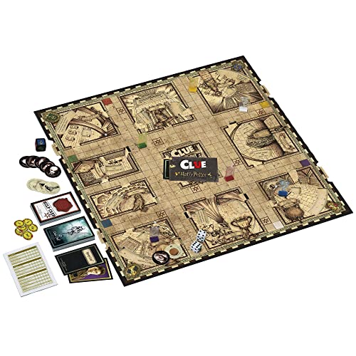 Hasbro Gaming Clue: Wizarding World Harry Potter Edition Mystery Board Game for 3-5 Players, Kids Ages 8 and Up (Amazon Exclusive), 1.97 x 15.75 x 10.51 inches