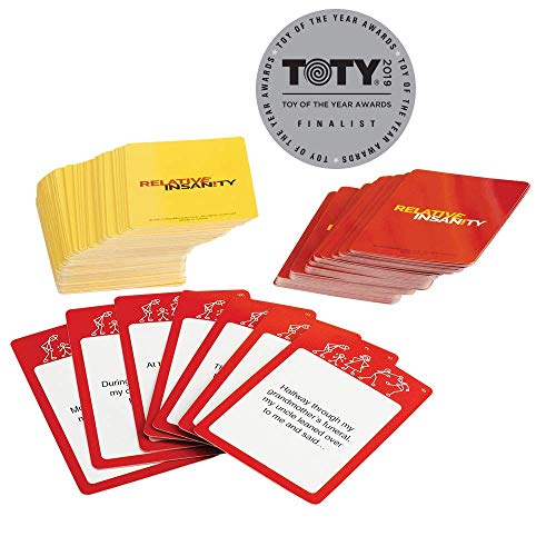 Relative Insanity -- Hilarious Party Game -- From Comedian Jeff Foxworthy -- Ages 14+ -- 4+ Players
