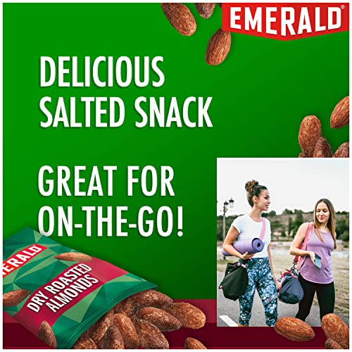 Emerald Nuts, Dry Roasted Almonds 100 Calorie Packs, 0.63 Ounce, 7 Count (Pack of 12)