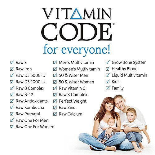 Garden of Life Vitamin Code Raw One for Men, Once Daily Multivitamin for Men, One a Day Mens Vitamins Plus Fruit, Veggies and Probiotics for Mens Health, Vegetarian Mens Multivitamins, 30 Capsules